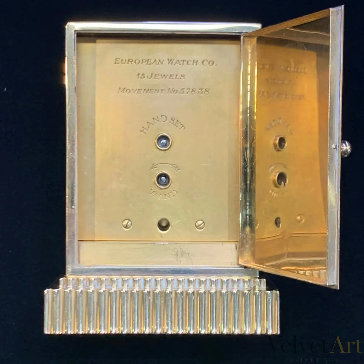 Reloj de Sobremesa de Oro, Cartier, Francia, 1940 – vista 2 de 3