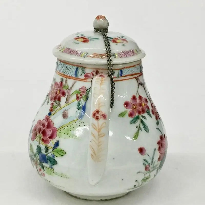 Tetera de Porcelana China Famille Rose 1736-1795