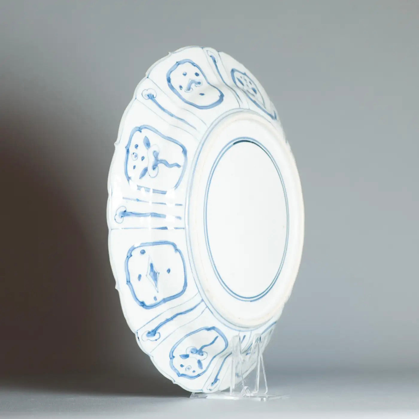 Plato Kraak Ming en Azul Cobalto | Periodo Wanli, 1600
