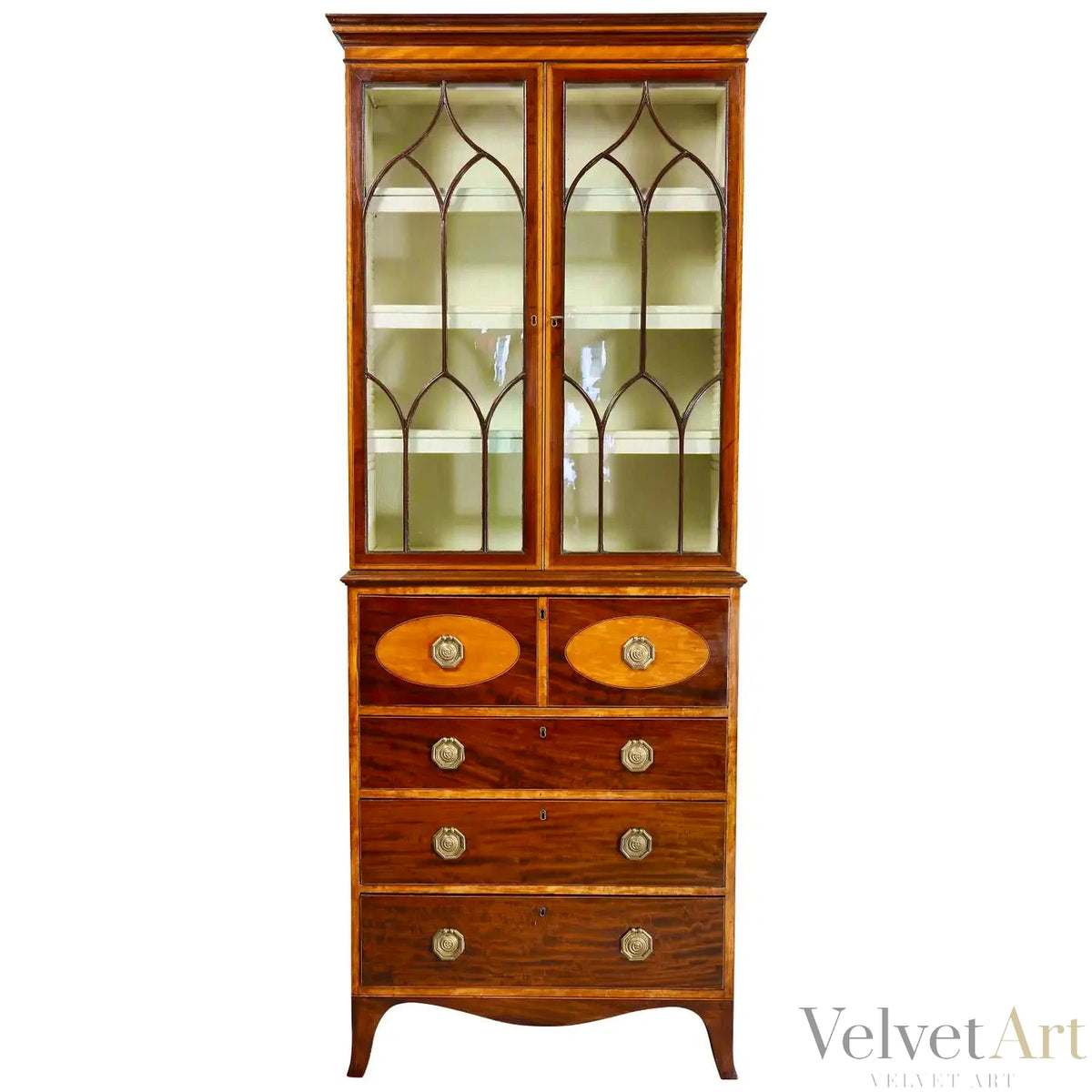 Secreter Estilo Jorge III de Caoba | Inglaterra, 1790