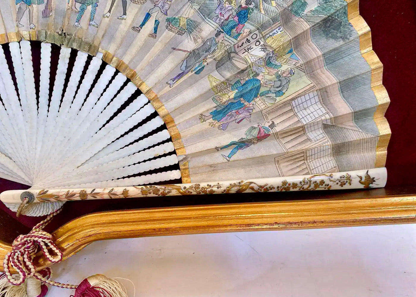 Abanico de Papel Pintado | Francia, 1850