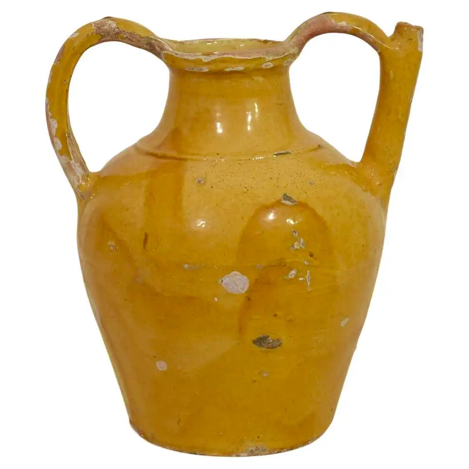 Jarra Provenzal de Cerámica Francesa, 1850 | Orjol du Lauragais