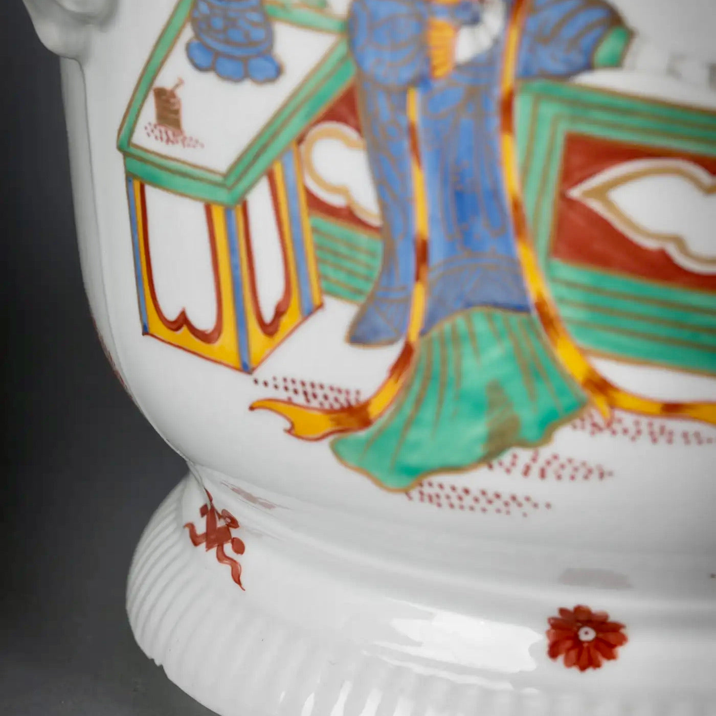 Cachepots Orientalistas de Porcelana Francesa, 1880