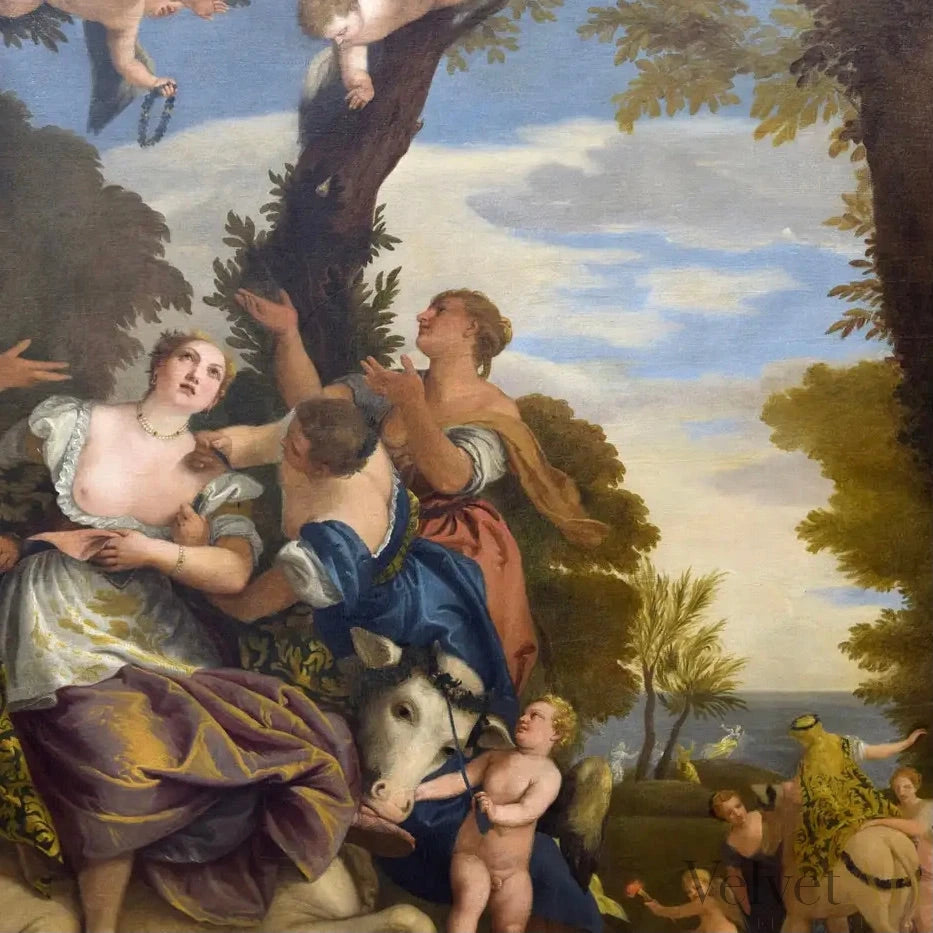 "Rapto de Europa" Según Veronese | Escuela Europea, Siglo XVII