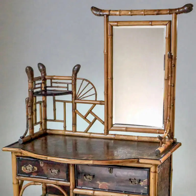 Tocador de Bambú Inglés, 1880