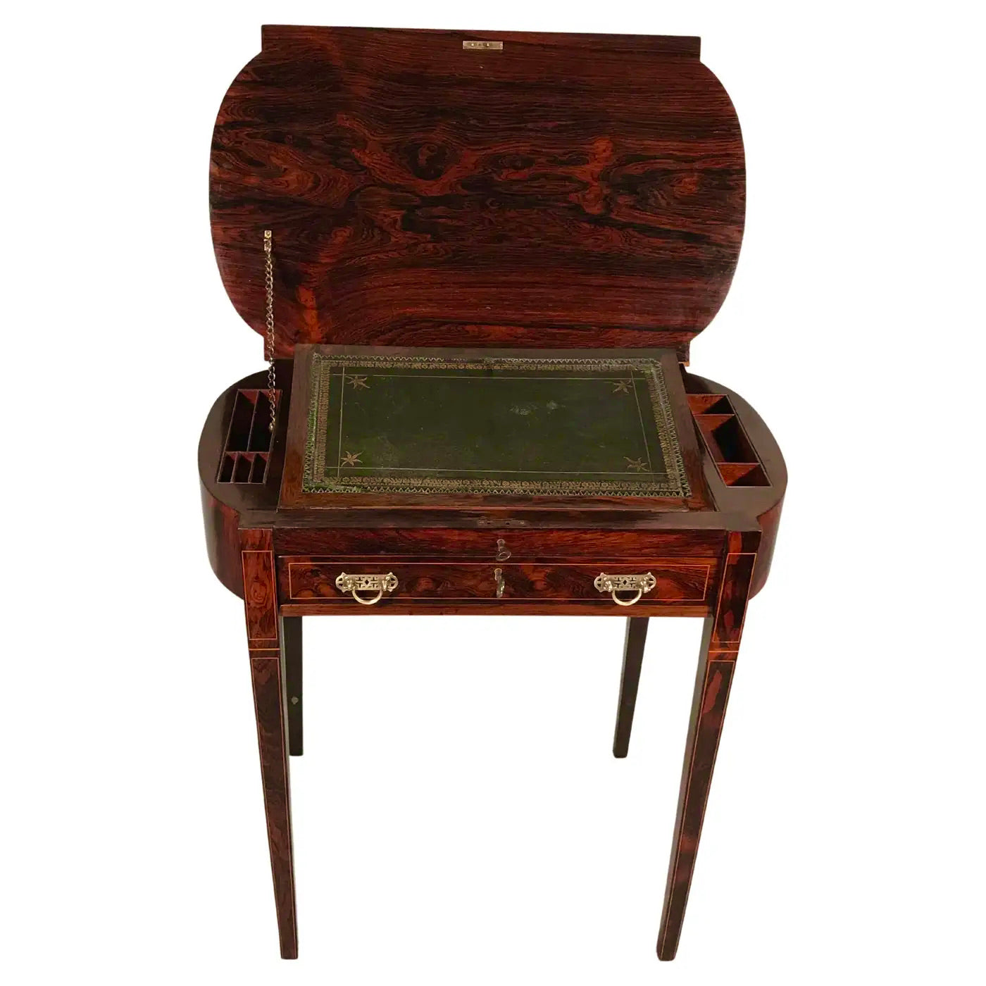 Pequeño Escritorio de Dama en Kingwood, Regencia Inglesa, 1830