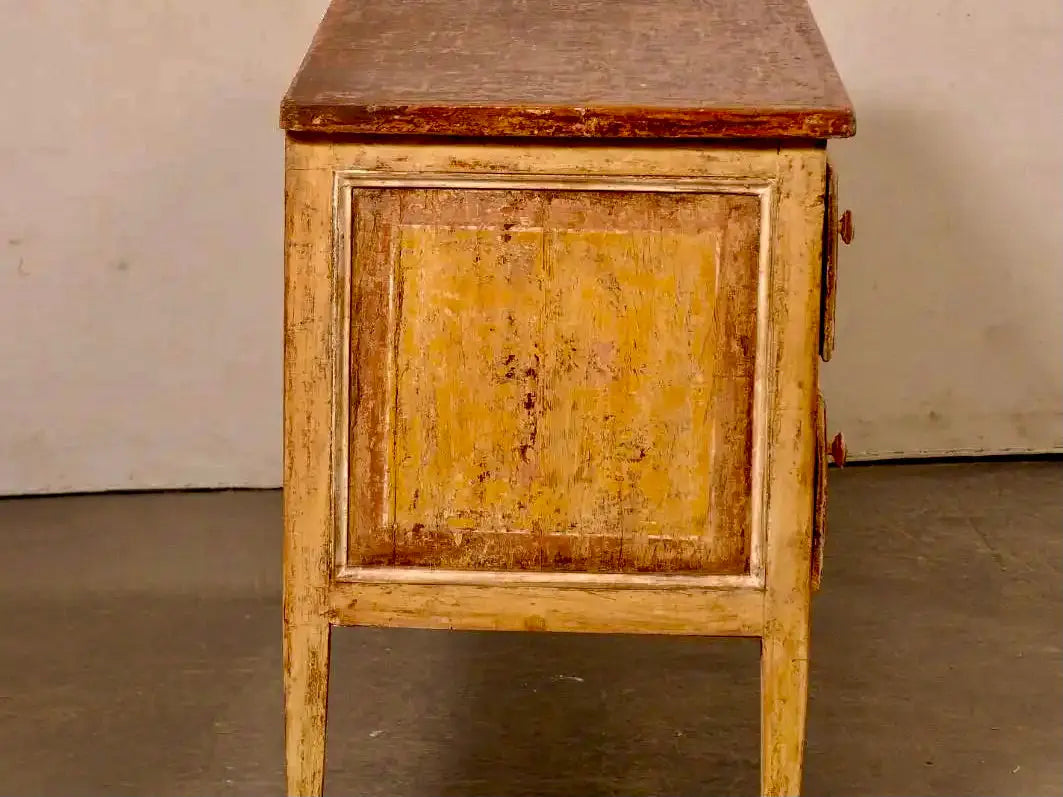 Cómoda Rústica Pintada | Italia | Siglo XIX