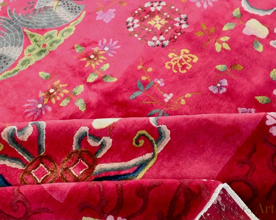 Alfombra Estilo Art Deco, China 1920 – vista 2 de 4