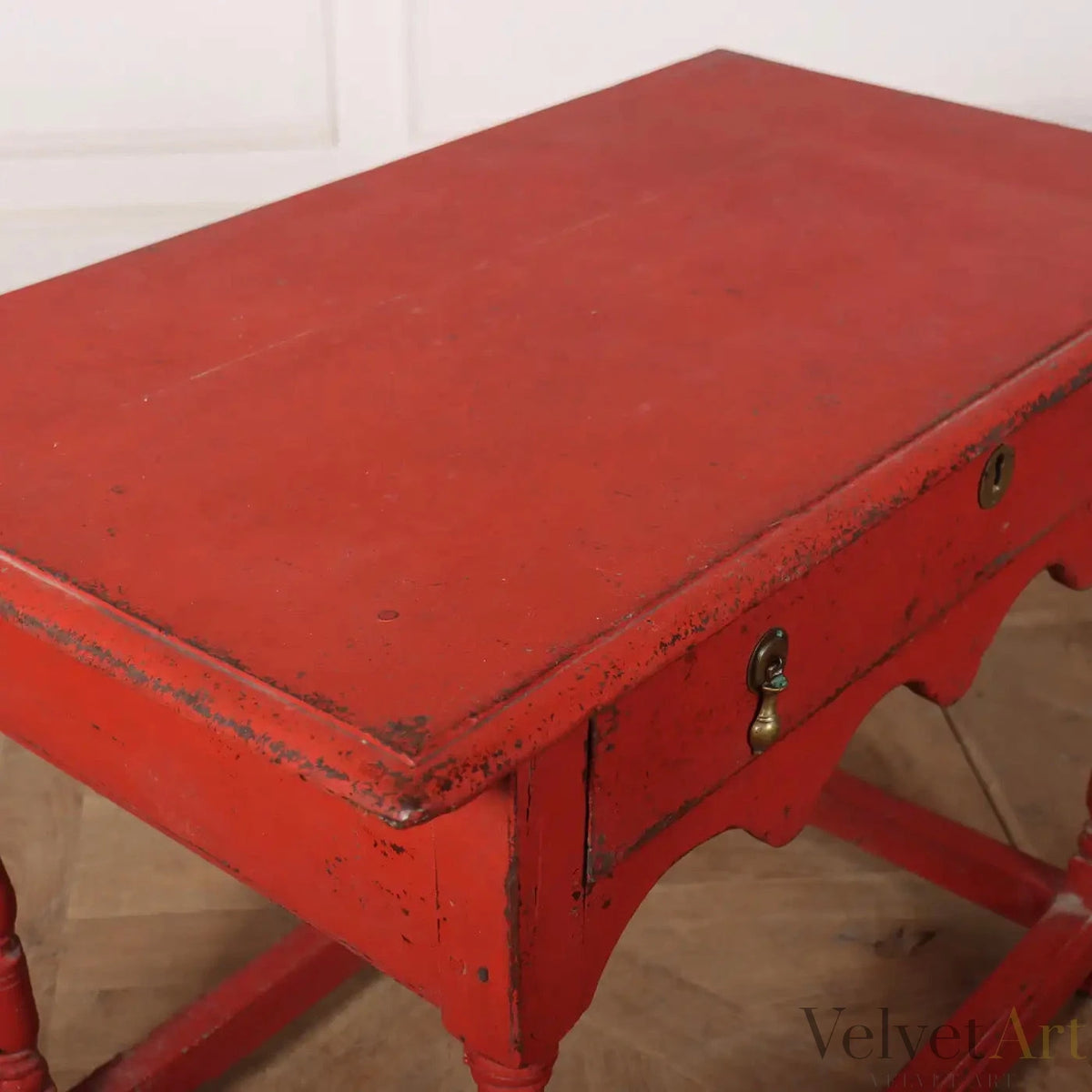 Mesa Roja de Lámpara Jorge III | Inglaterra, 1760