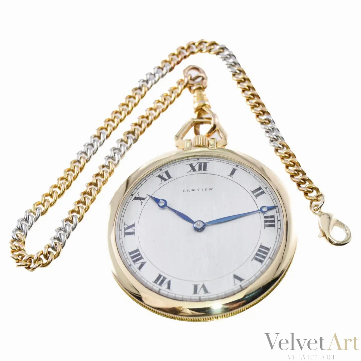 Cartier de Bolsillo 18 Kt. Hand Made Años 20