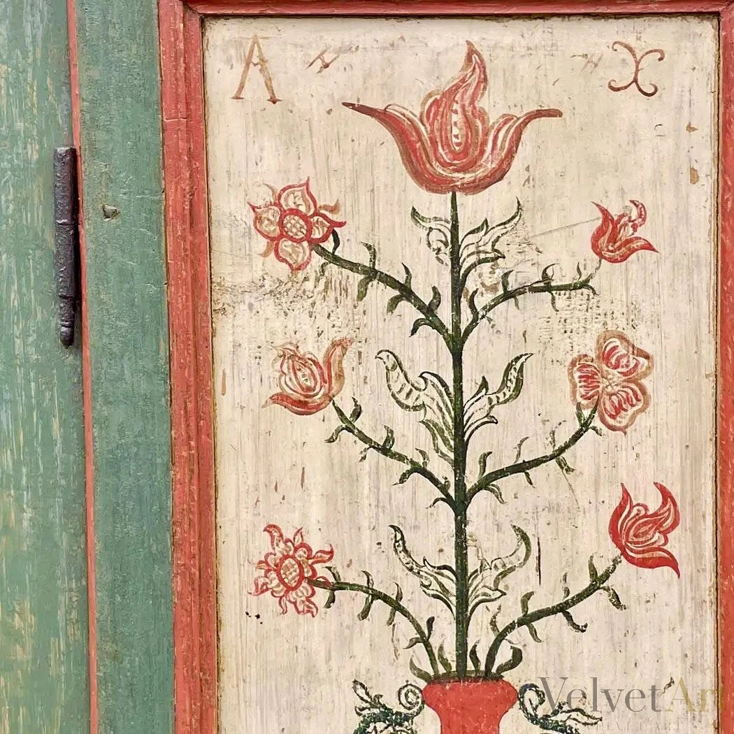Armario Verde Tirolés, Austria, 1782 – vista 3 de 4