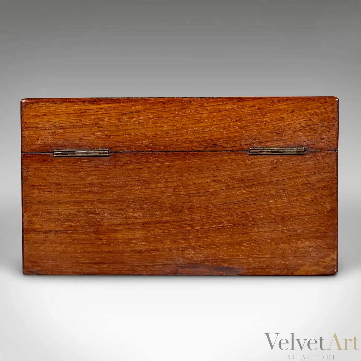 Caja de Tocador Inglesa en Palisandro con Espejo y Cristalería Original, 1850