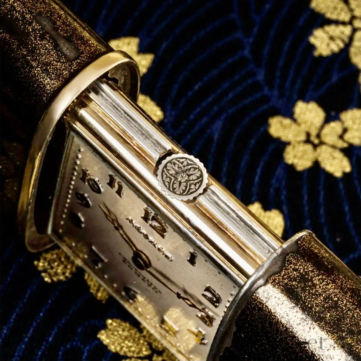 Raro Reloj Movado de Bolsillo | Maki-E Ermeto de Cuerda Manual C1929