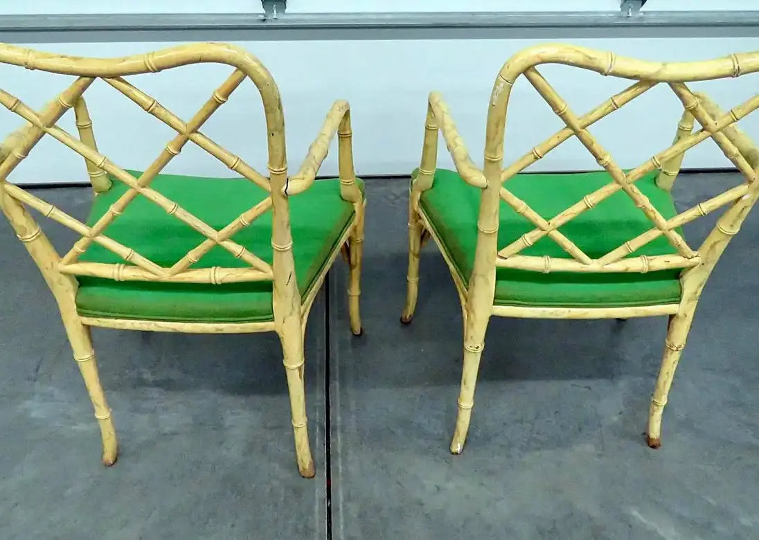 Sillones de Bambú Sintético | Estilo Chippendale | China | Siglo XX