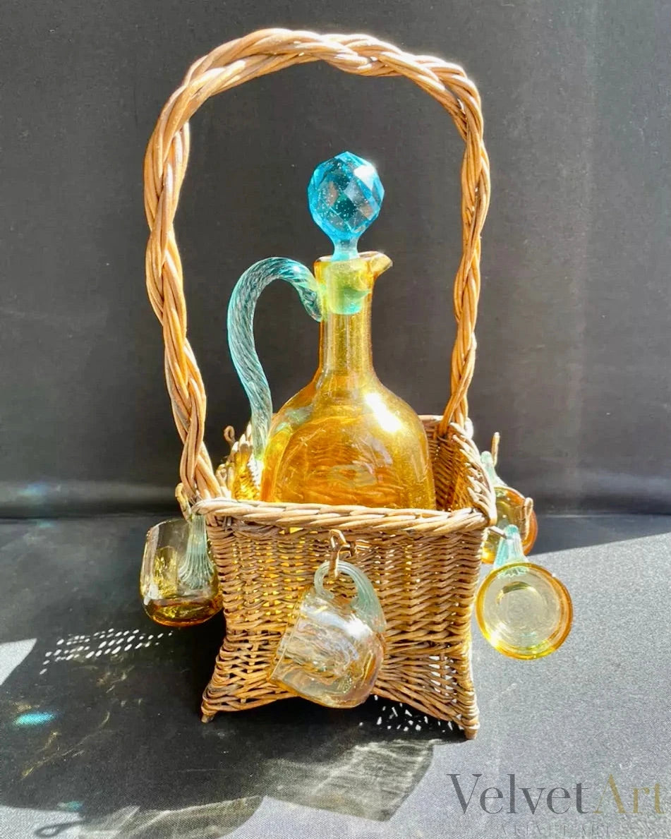Servicio de Licor Legras en Vidrio de Color – vista 2 de 10