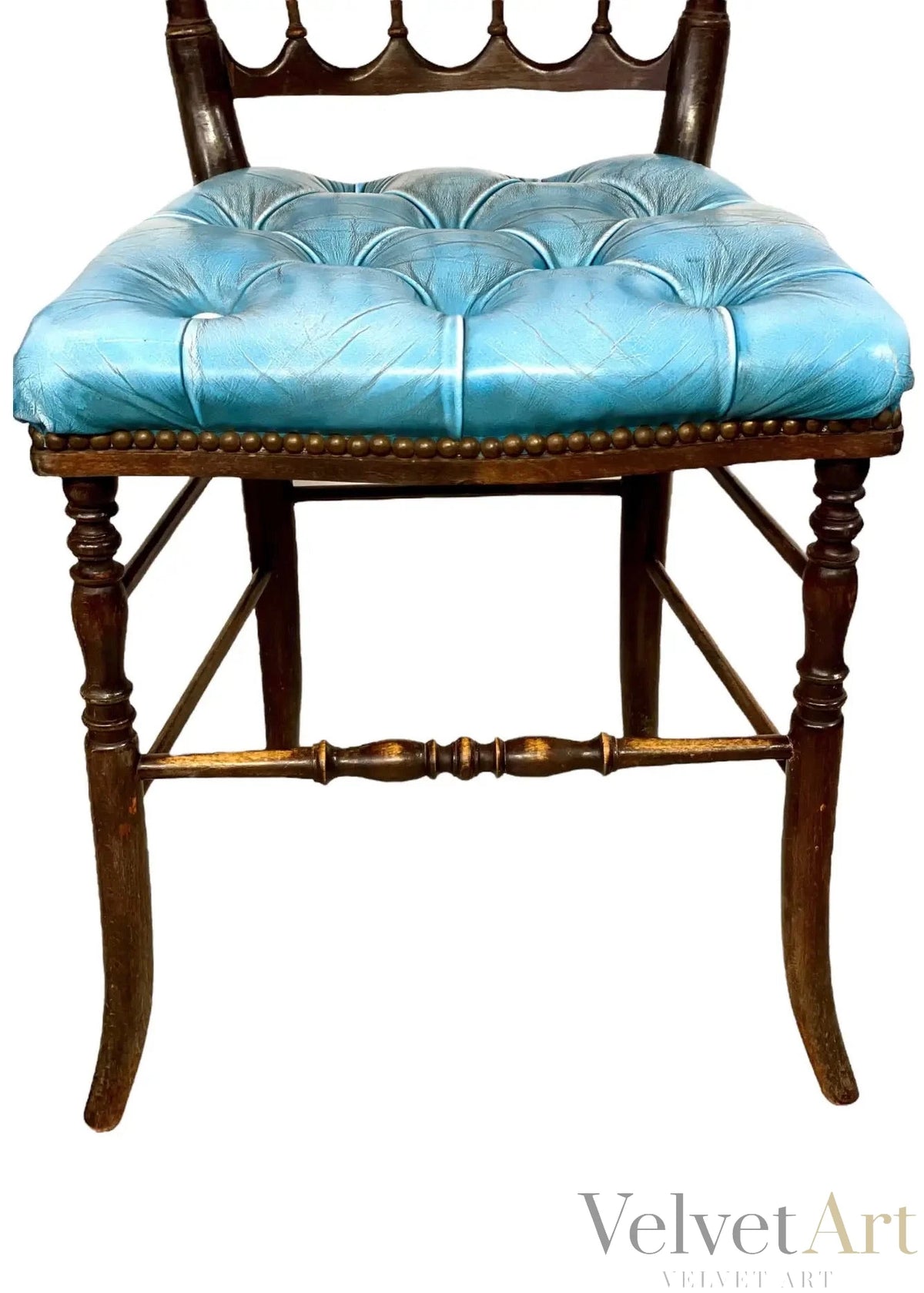 Sillas con tapicería azul, Estilo Napoleón III, Siglo XIX – vista 4 de 6