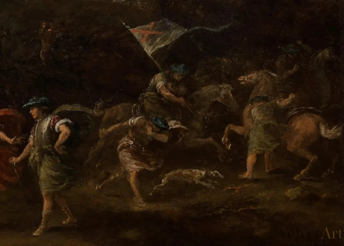Francesco Zuccarelli | Macbeth y las Tres Brujas | Pintura sobre Tabla | 1760