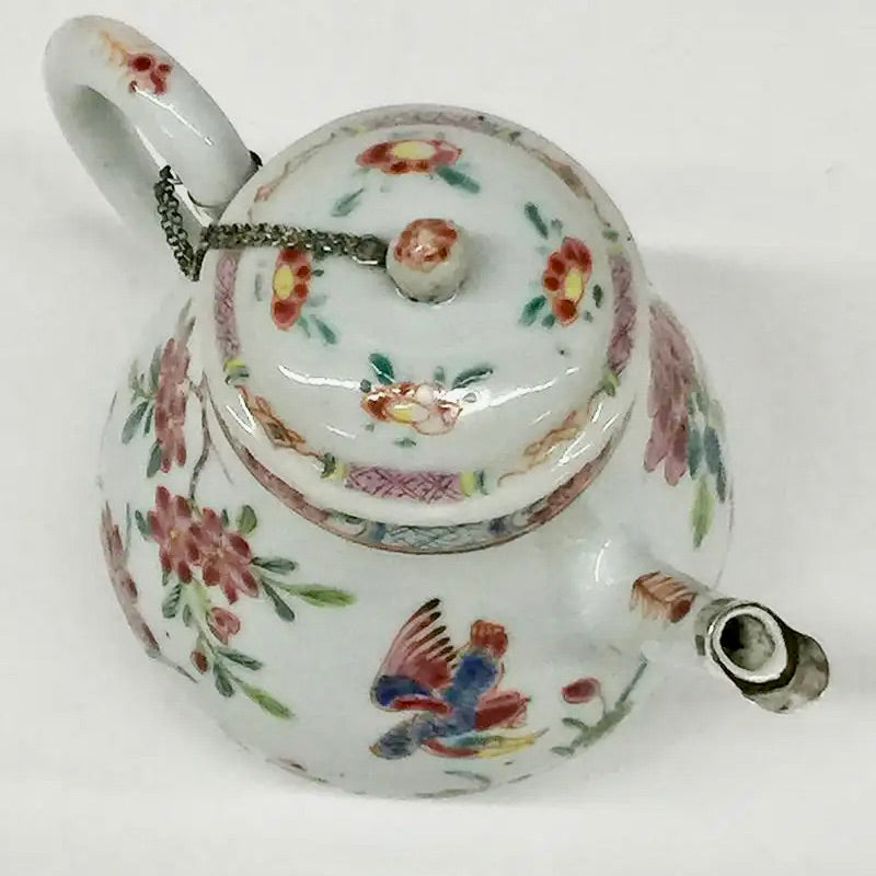 Tetera de Porcelana China Famille Rose 1736-1795