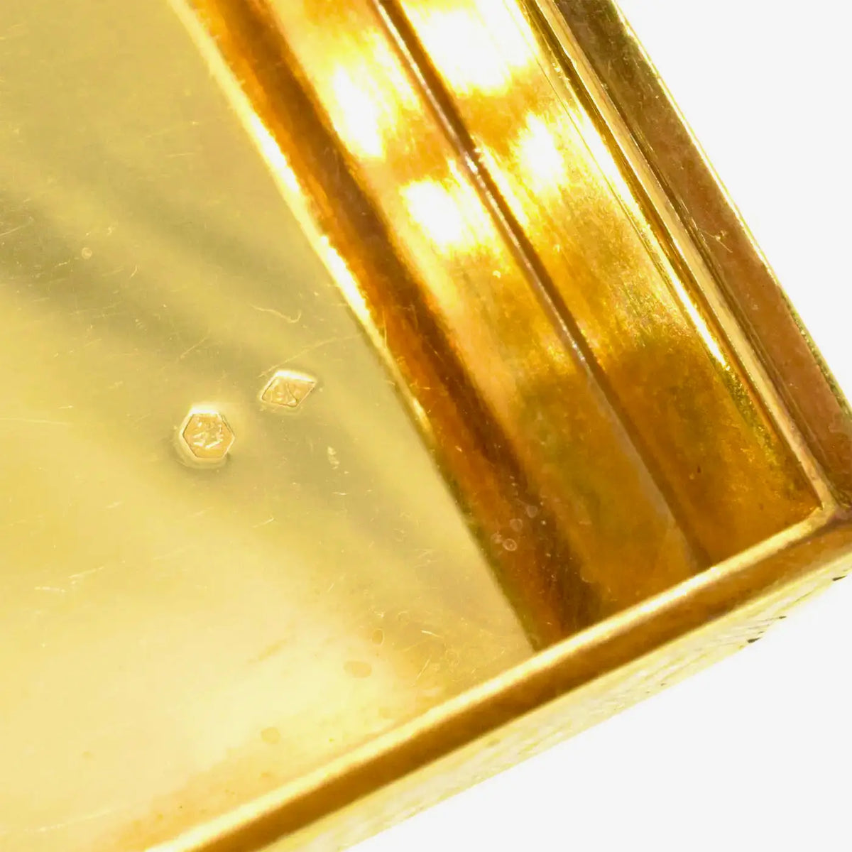 Van Cleef and Arpels Yellow Gold and Diamond Compact