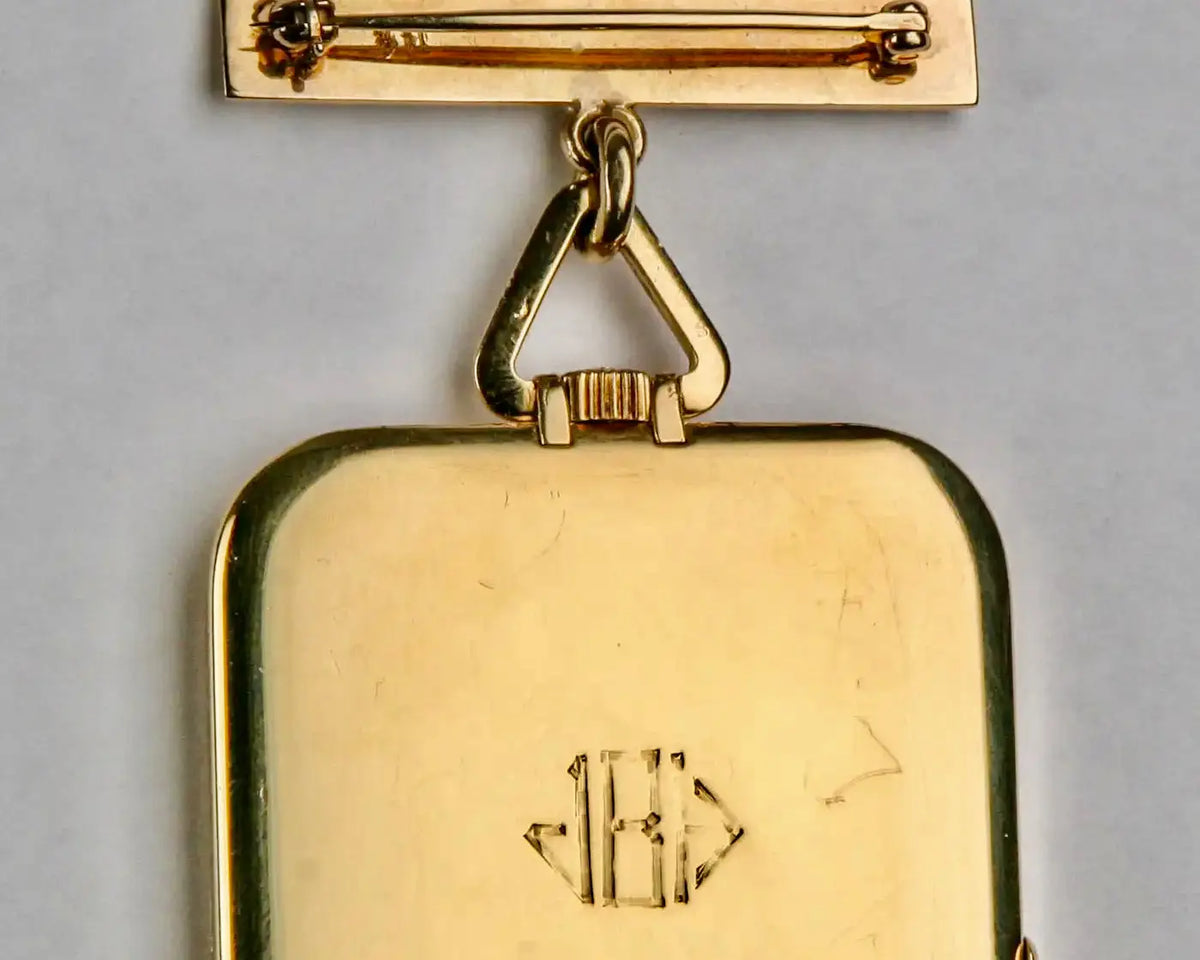 Reloj Cuadrado de Bolsillo y Repetición | Oro Amarillo | Cartier | Siglo XX