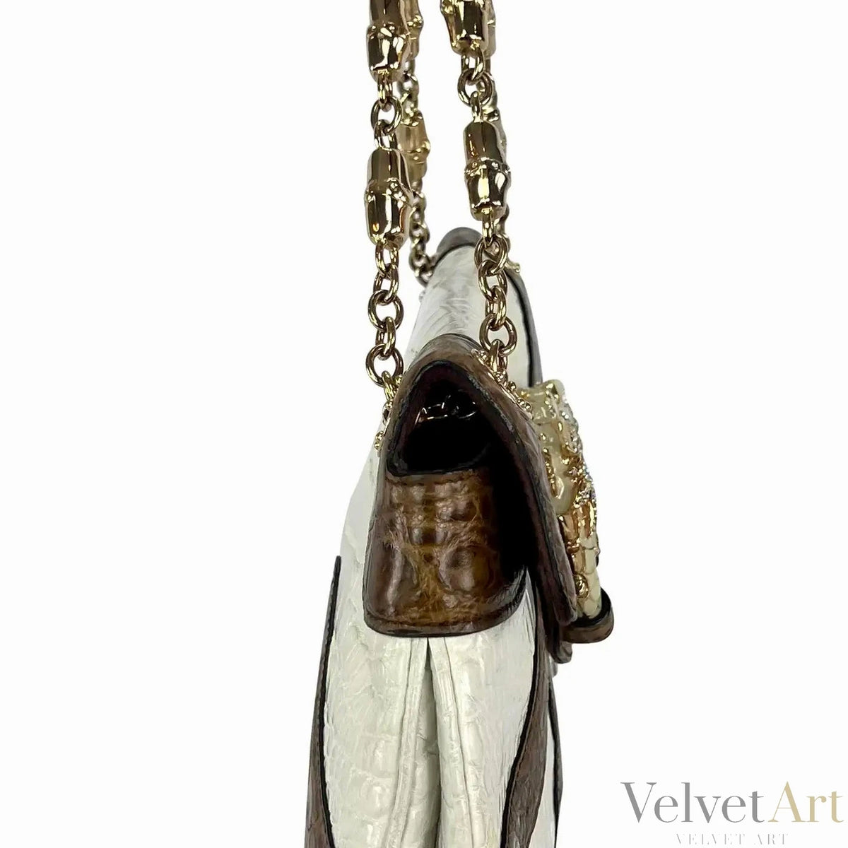 Bolso de Cocodrilo Bicolor Gucci by Tom Ford 2004 – vista 5 de 6