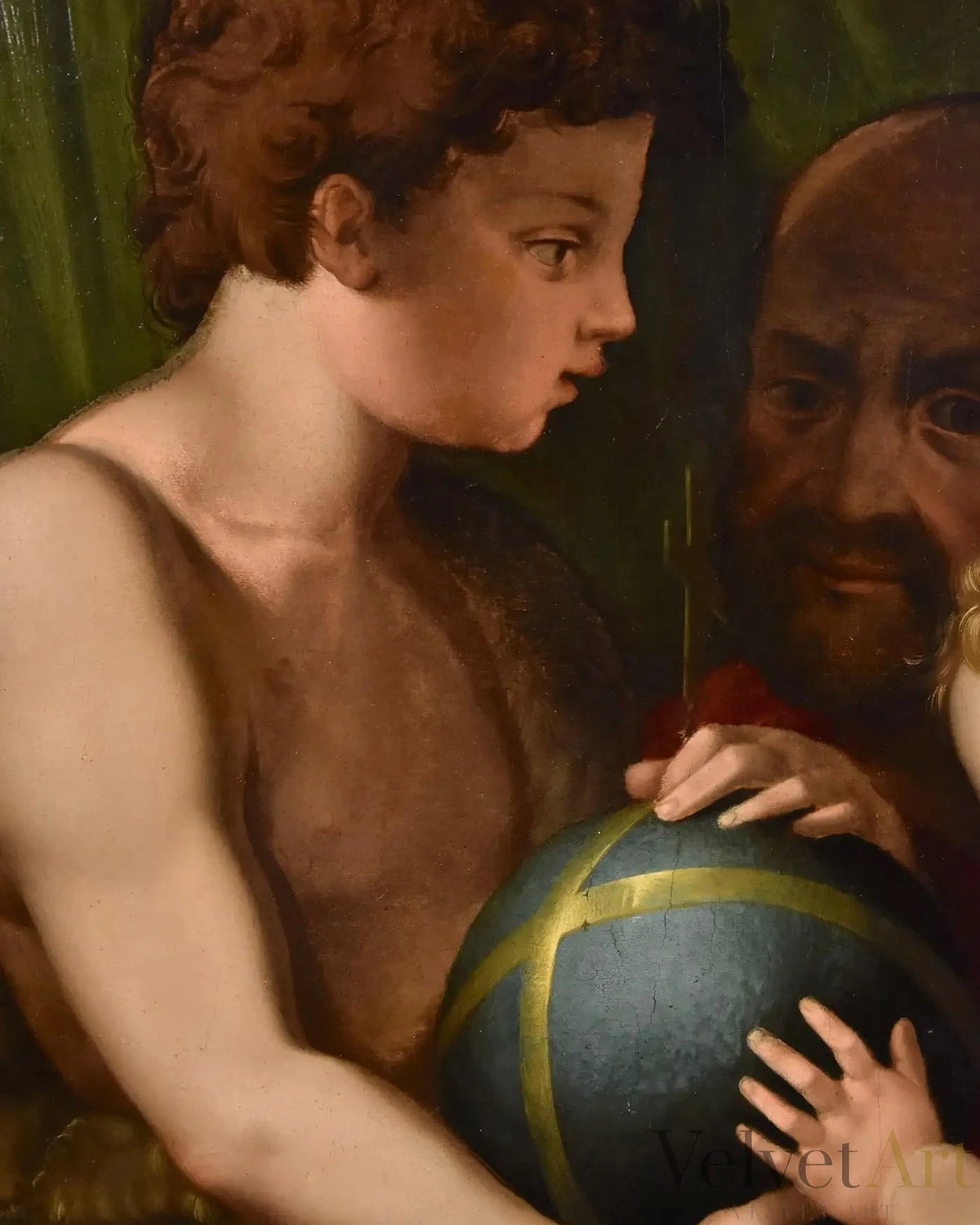Círculo de Bronzino | " La Sagrada Familia con San Juanito" | Siglo XVI