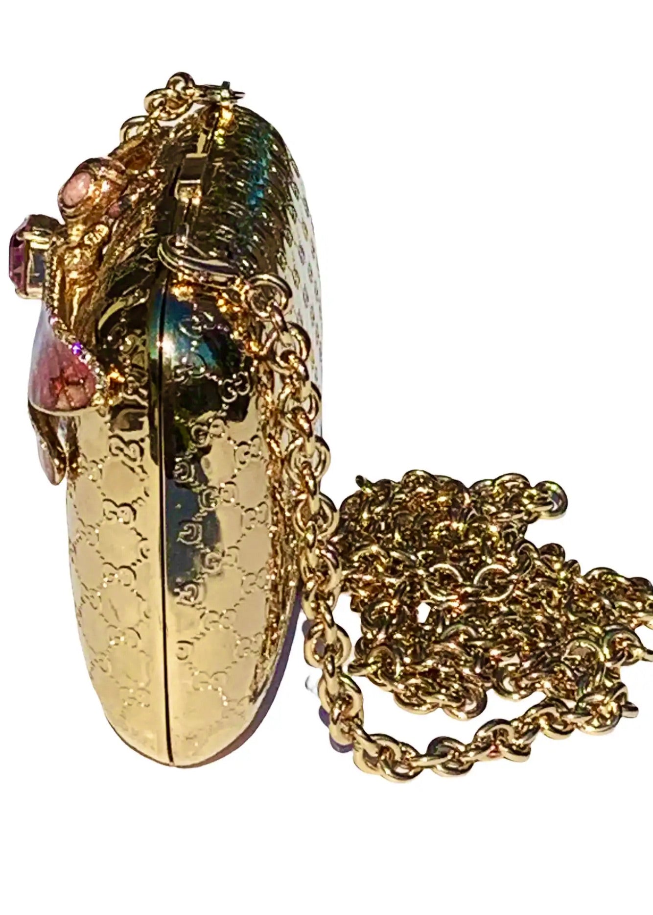 Tom Ford para Gucci Minaudiere Libélula Dorada Año 2000