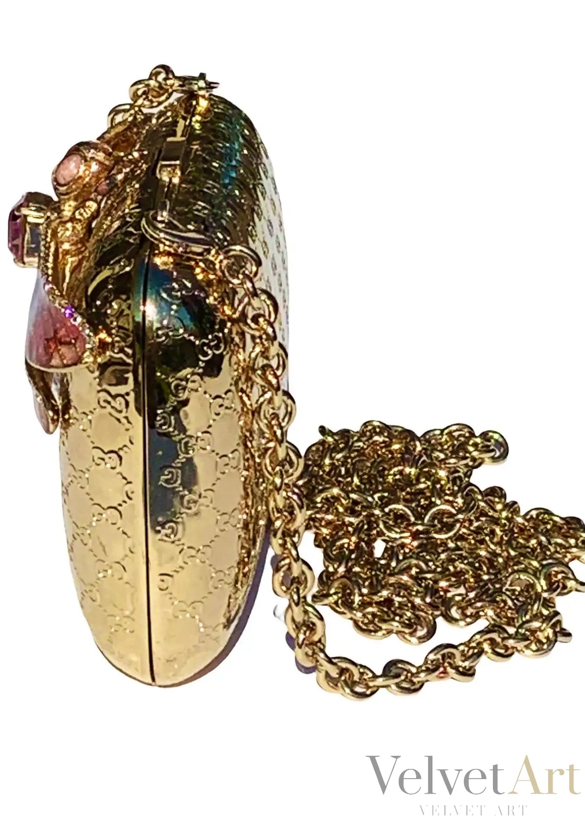 Tom Ford para Gucci Minaudiere Libélula Dorada Año 2000