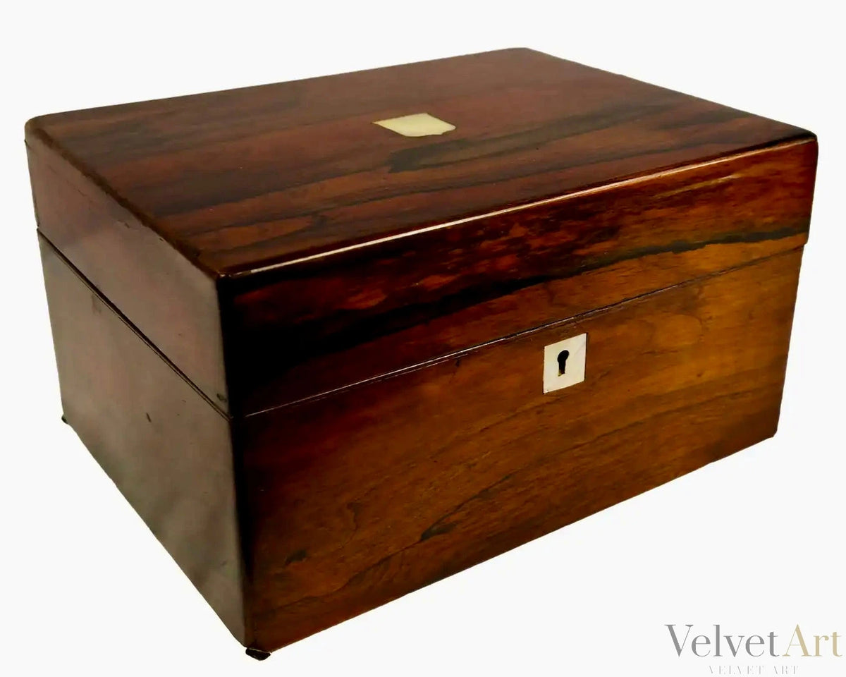 Caja Tocador de Caballero en Palisandro | Inglaterra, 1880