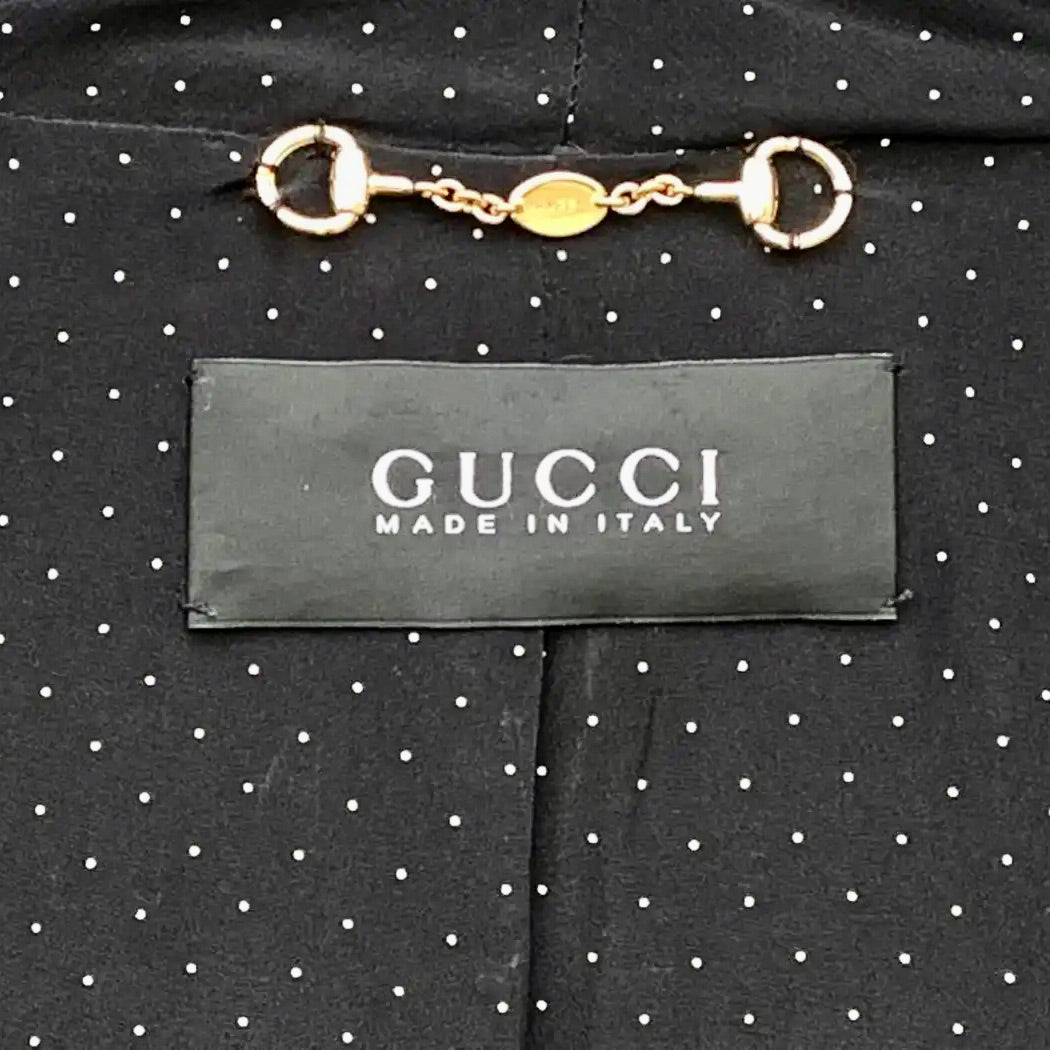 Gucci | Abrigo de Piel, Seda y Lana de 2010 | Talla 38