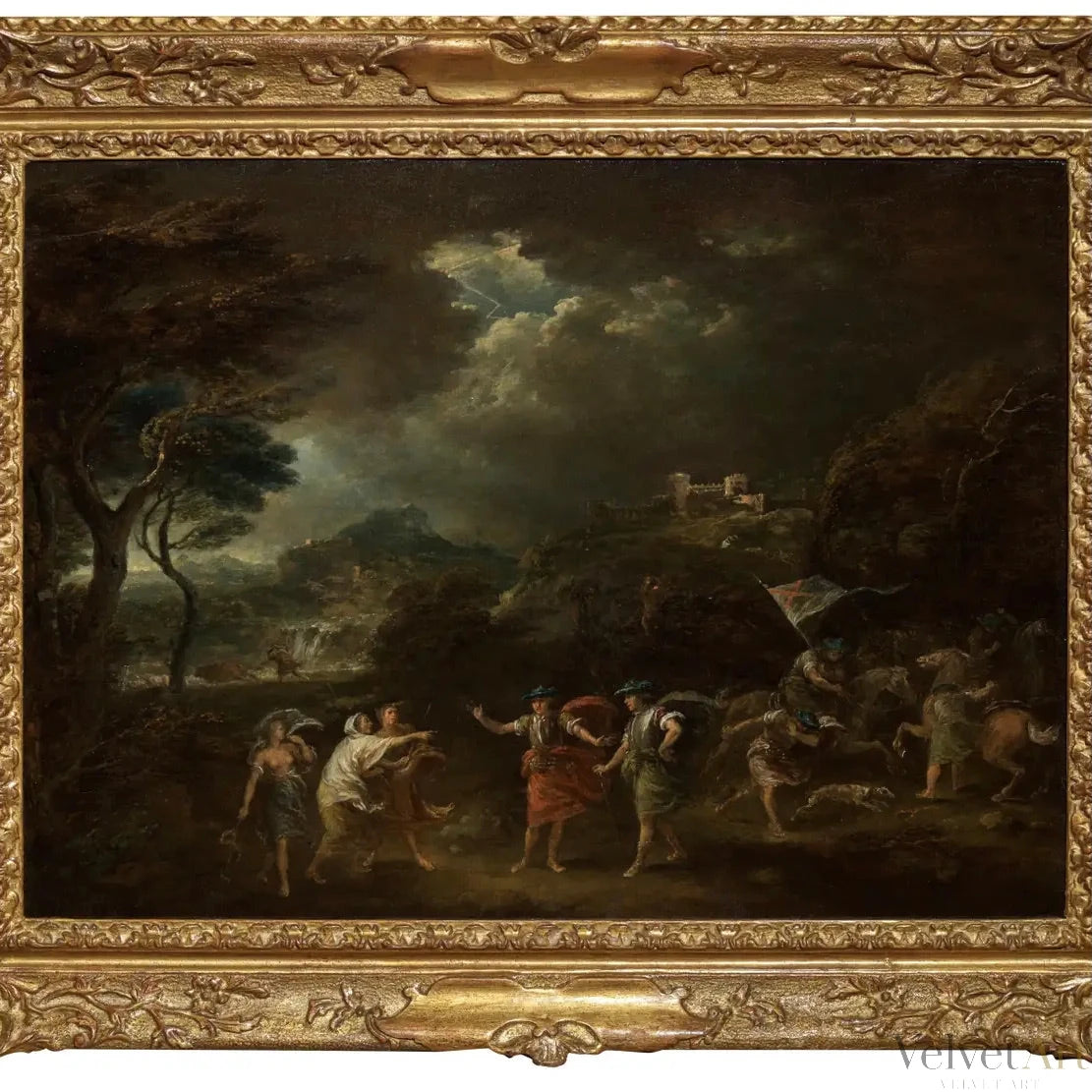 Francesco Zuccarelli | Macbeth y las Tres Brujas | Pintura sobre Tabla | 1760