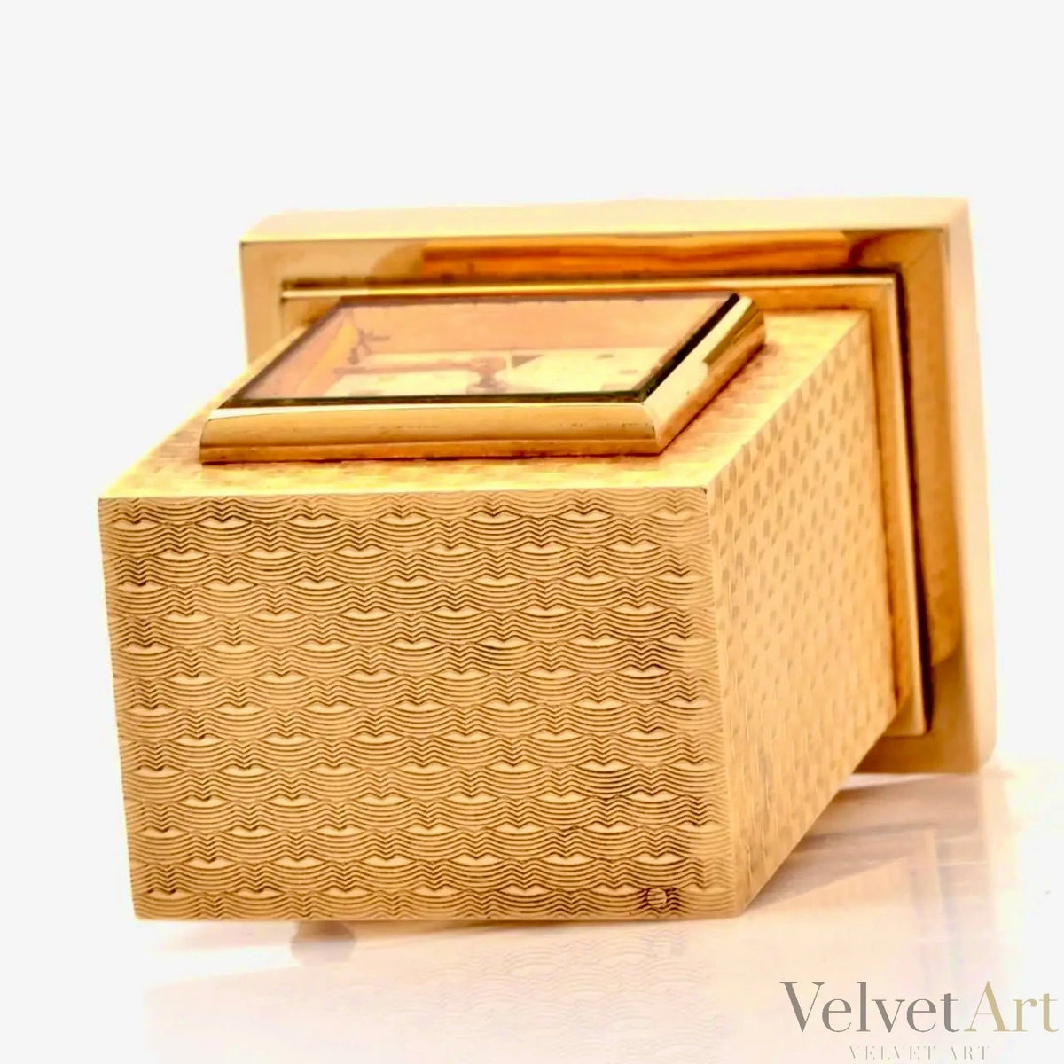 Reloj de Sobremesa de Oro, Cartier 1950 – vista 7 de 8