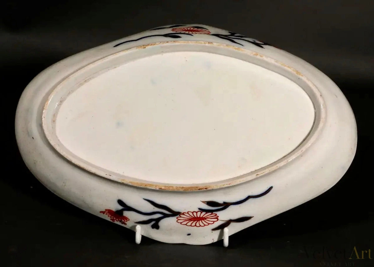 Porcelana Coalport Chinoiserie con Dragón y Leones Amarillos | Inglaterra, 1805