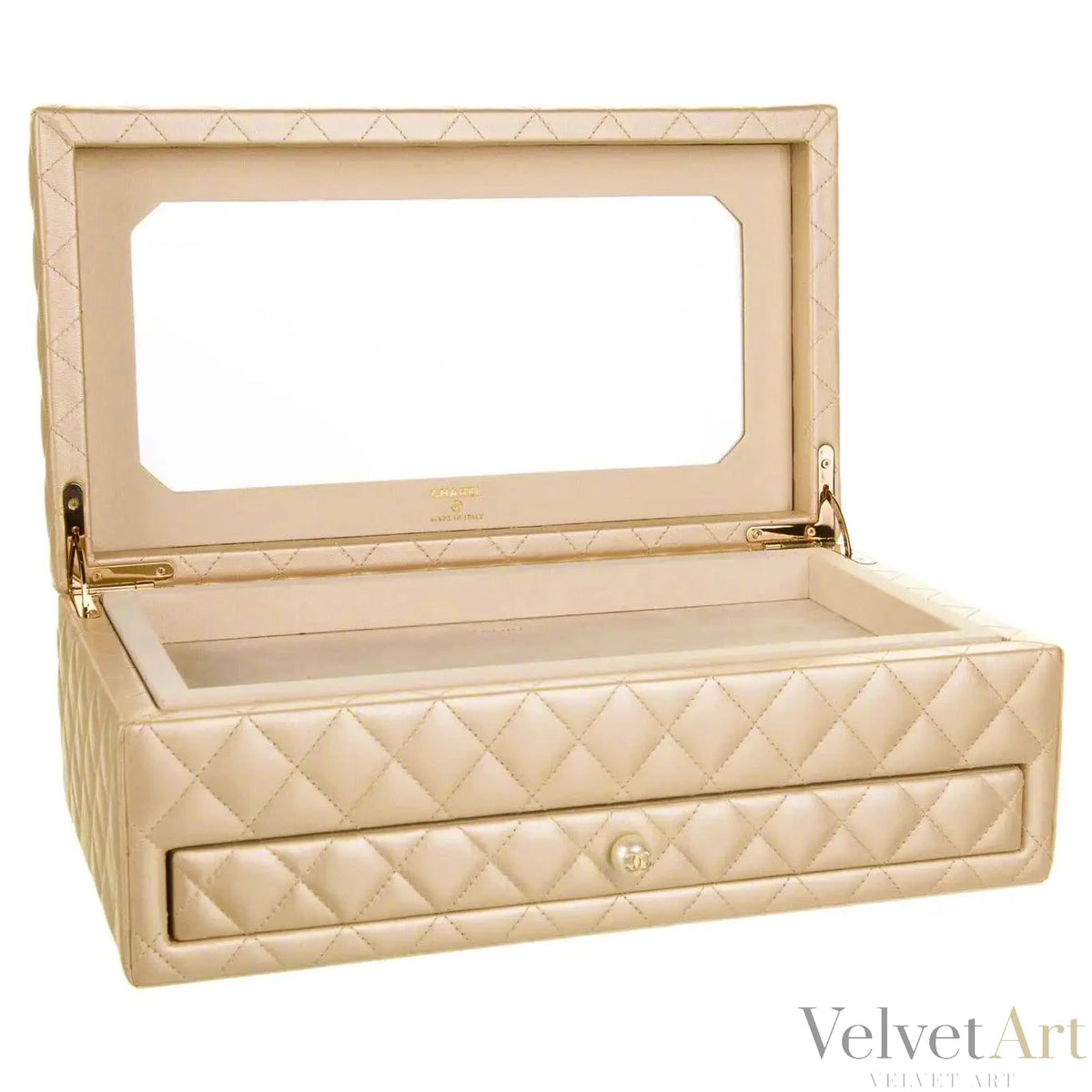 Chanel Neceser Acolchado Para Joyas | Edición Limitada de 2010 Italia