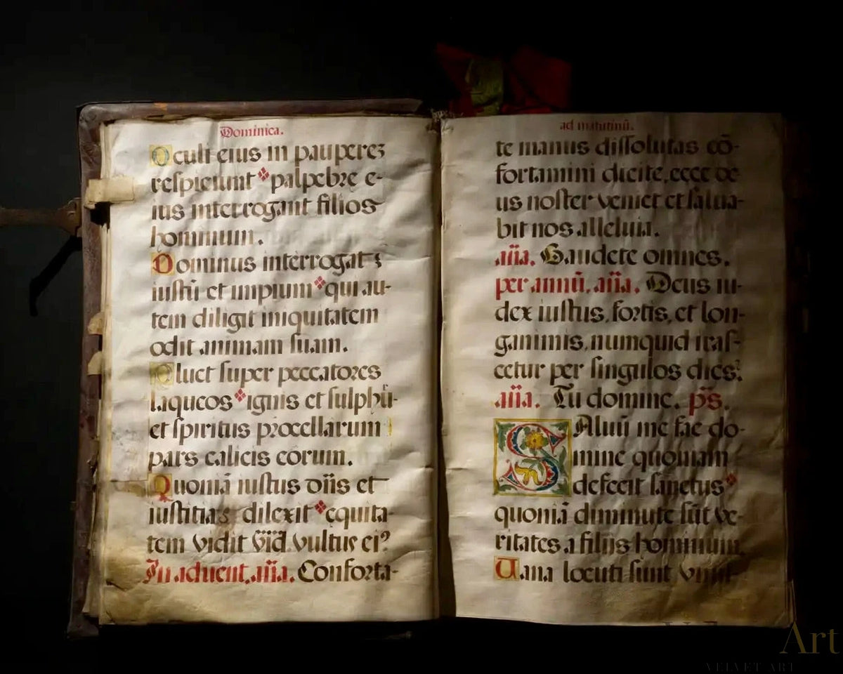 Manuscrito Iluminado, Salterio Litúrgico en Latín, España, Siglo XVI (1550–1575) – vista 5 de 9
