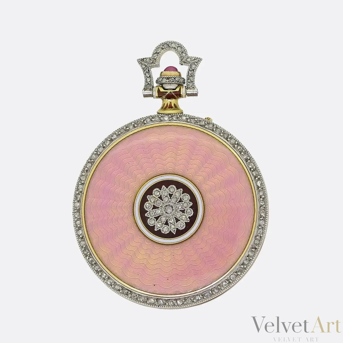Reloj de Bolsillo con Diamantes, Art Deco 1920, Chaumet – vista 3 de 3