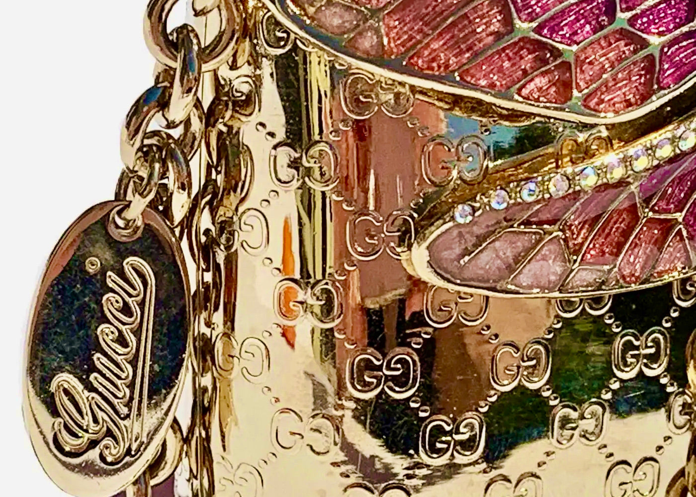 Tom Ford para Gucci Minaudiere Libélula Dorada Año 2000