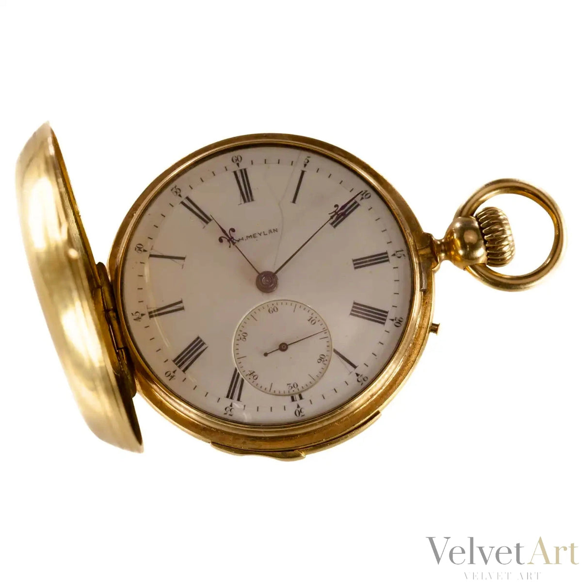 Reloj Doble Hunter de Repetición | C.H Meylan | Suiza, 1900