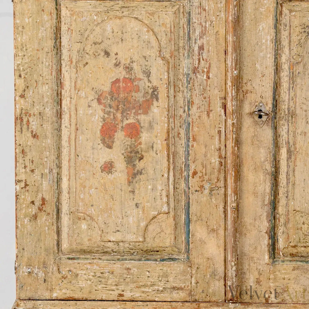 Secretaria Sueca de Pino Pintada de 1820