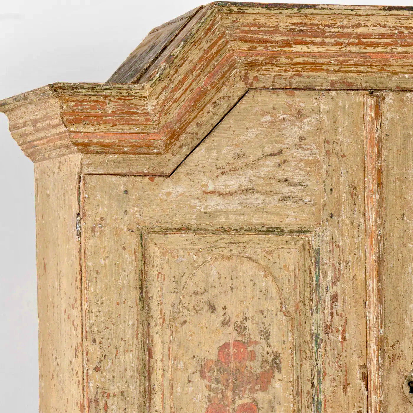 Secretaria Sueca de Pino Pintada de 1820
