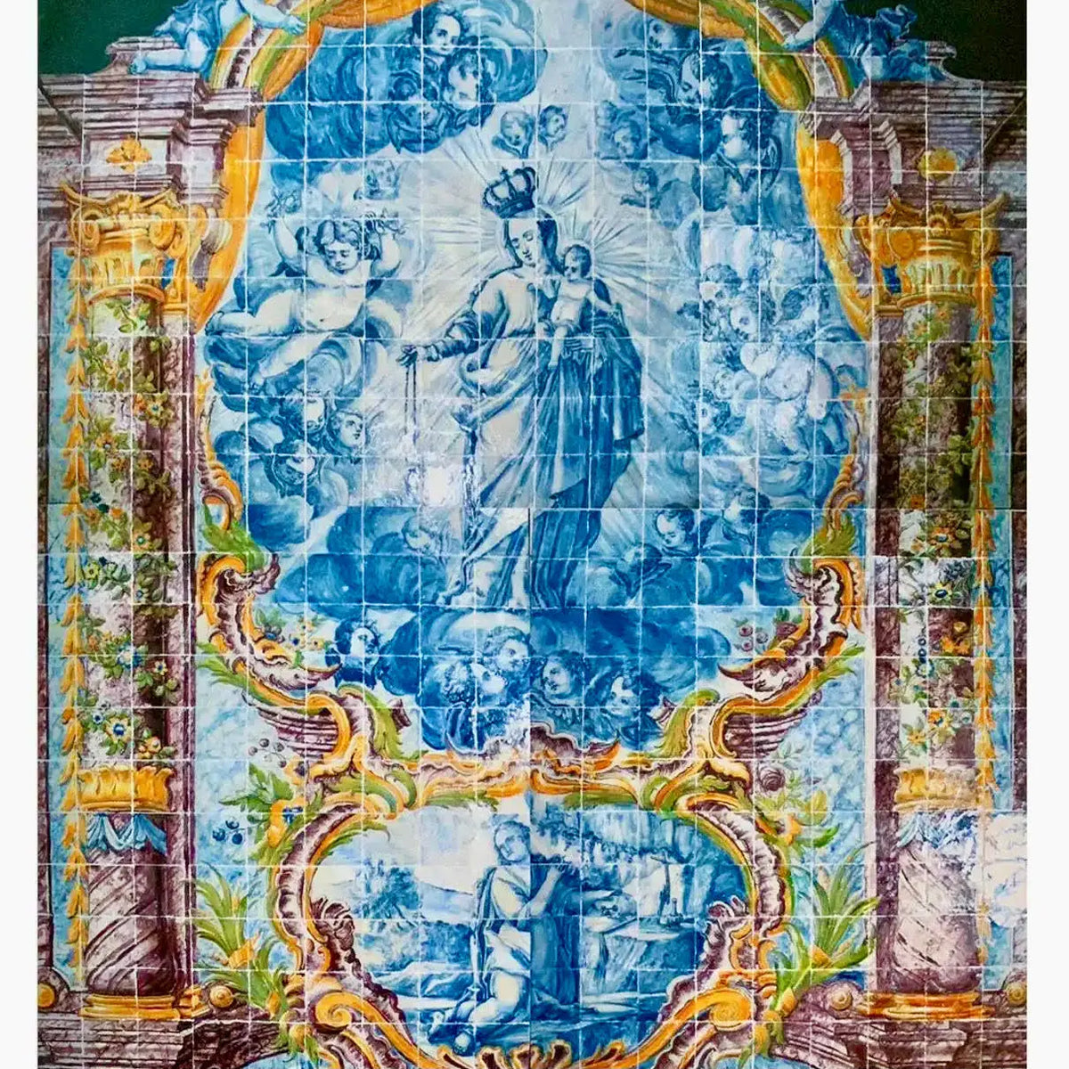Panel de Azulejos Portugués del Siglo XVIII | "Ángeles"