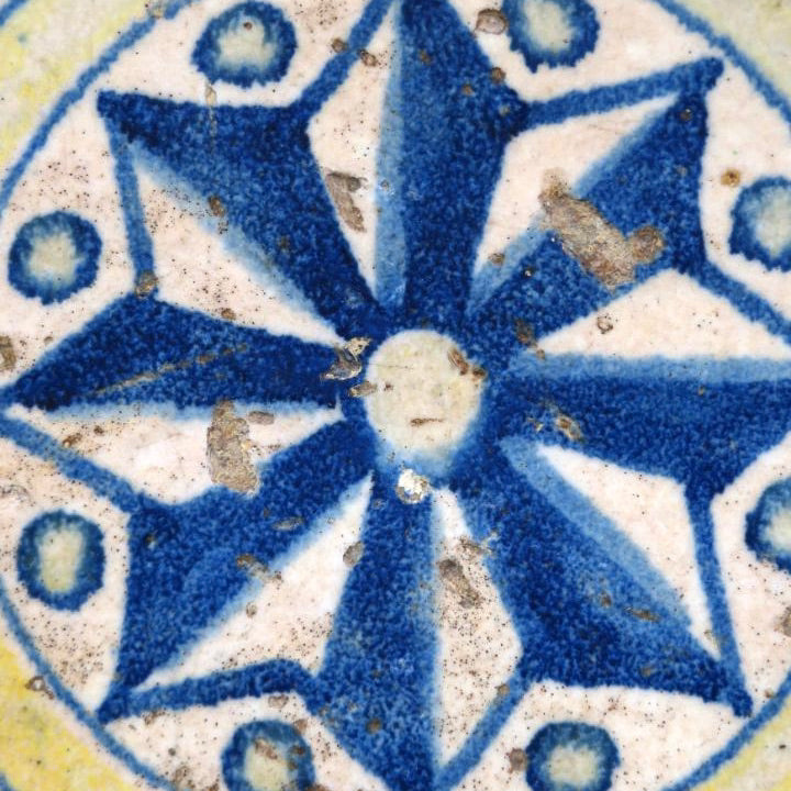 Azulejo de Talavera Esmaltado | Finales del Siglo XVI