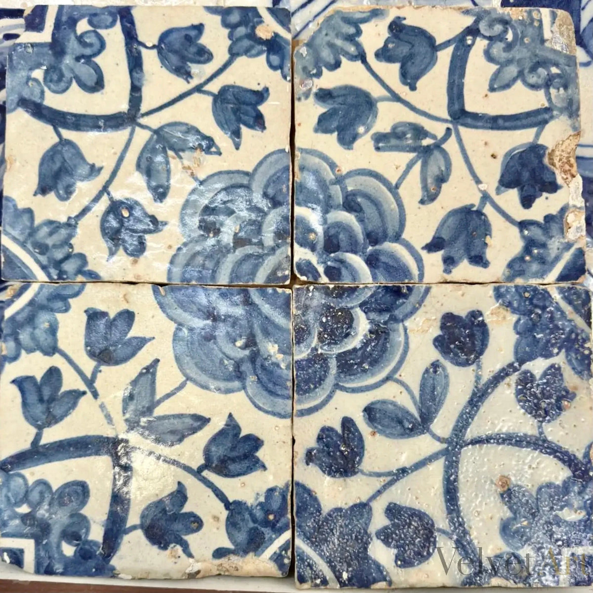 Azulejos Portugueses Siglo XVII (1630-1680) de Coleccionismo