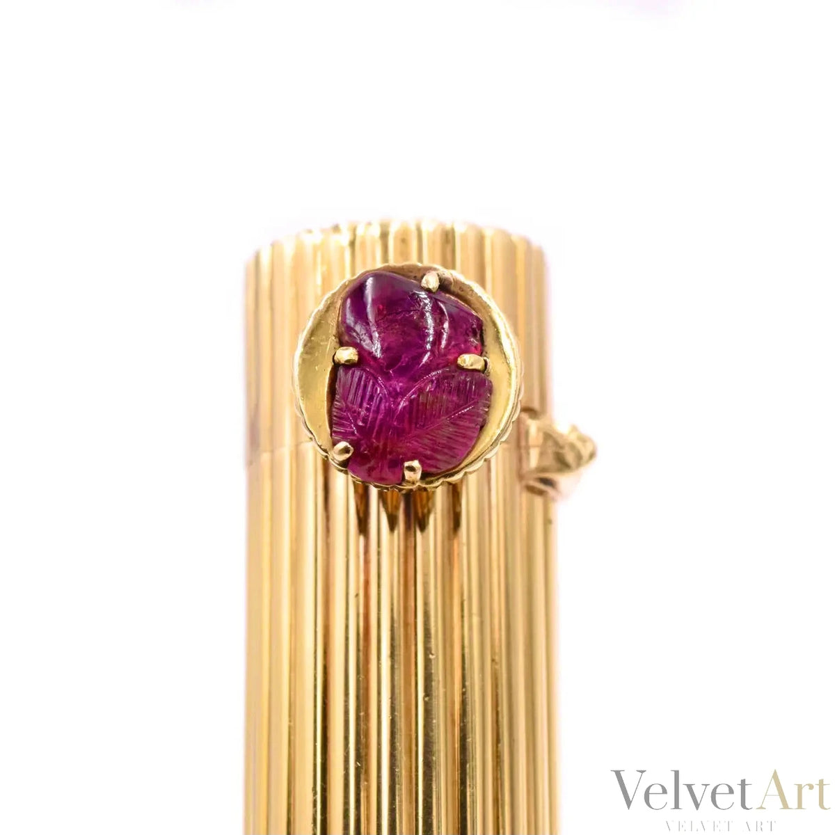 Cartier, Porta-Barra de Labios de Oro, Rubí y Zafiro de 1950 – vista 6 de 6