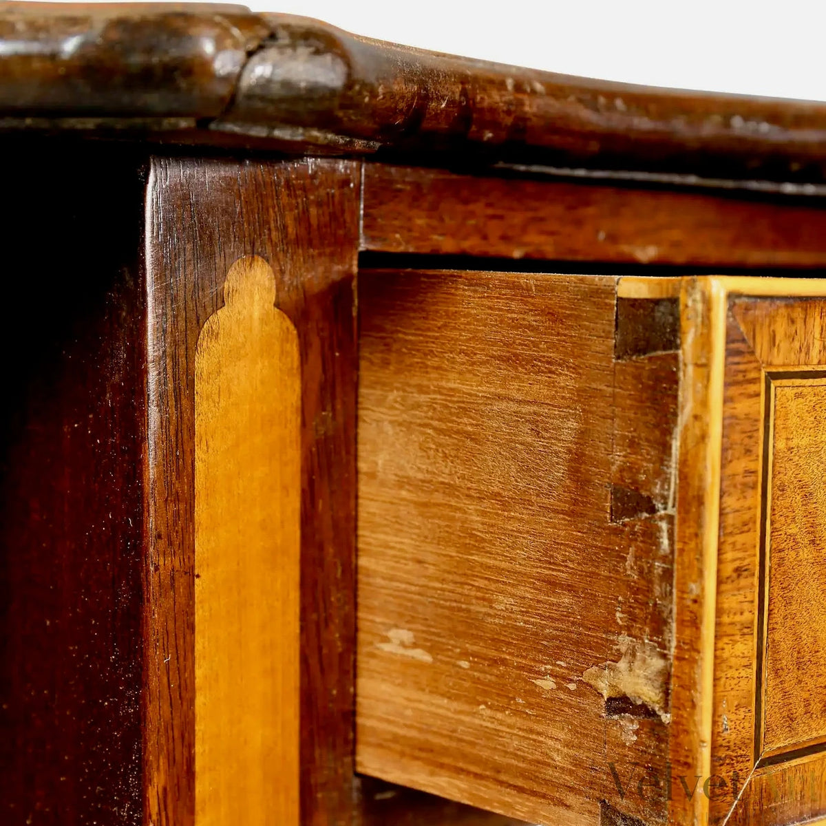 Mesa Pembroke Jorge III de Madera Satinada y Caoba – vista 4 de 9