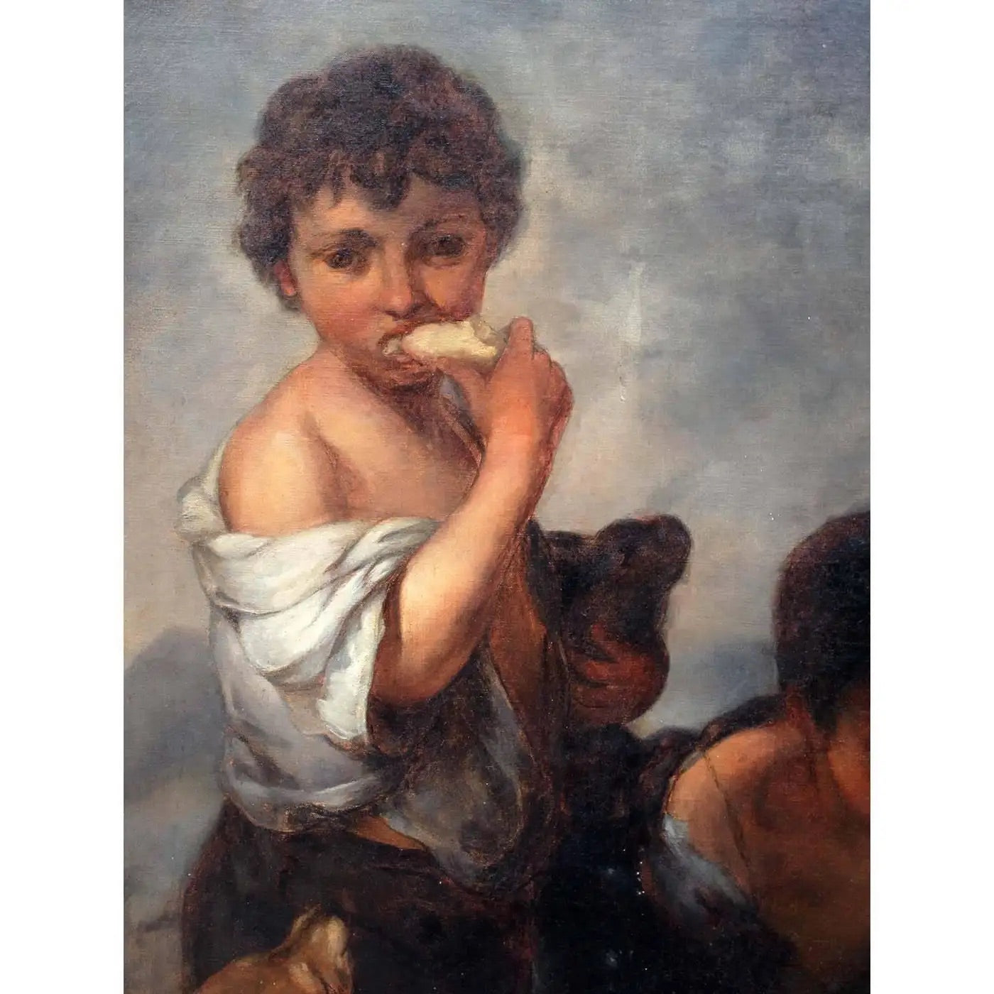Niños Mendigos Jugando a los Dados Según Murillo