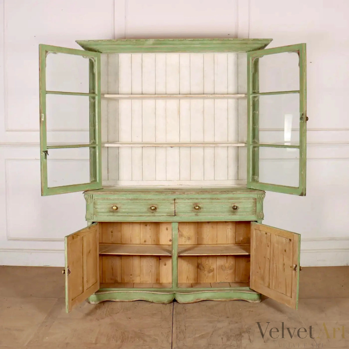 Cómoda de Cocina Victoriana de Pino | Mueble Inglés del West Country, 1840