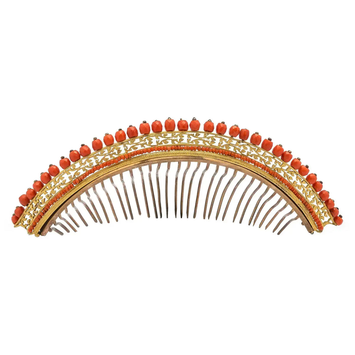 Tiara Imperio de Coral Rojo | Estilo Neoclásico | Francia, 1810
