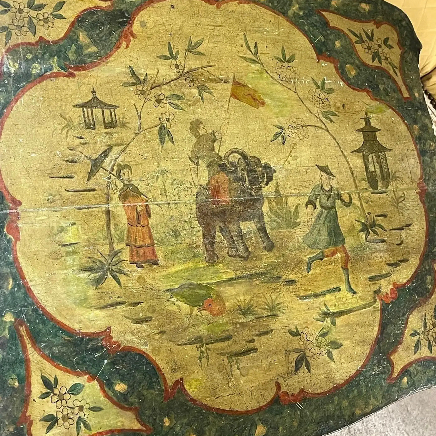 Mesa Pintada al Estilo Chinoiserie | Italia, 1880