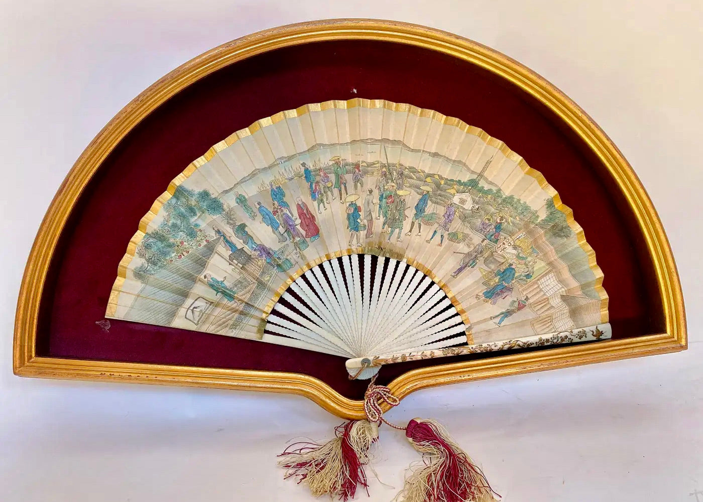 Abanico de Papel Pintado | Francia, 1850